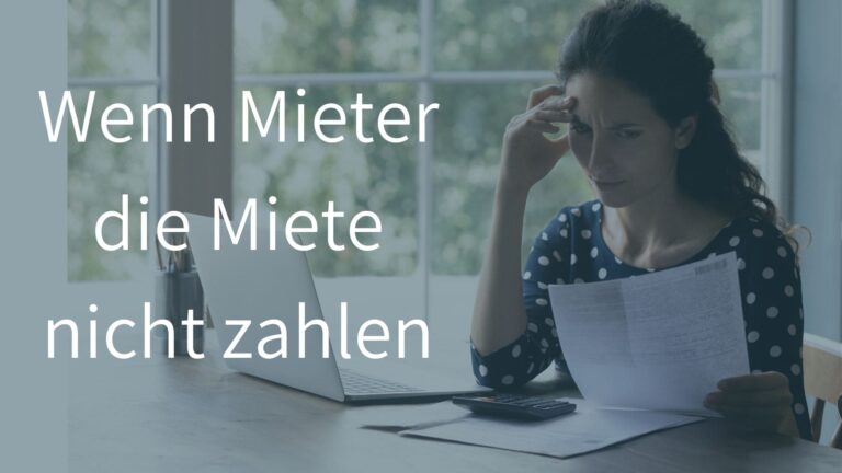 wenn mieter die miete nicht zahlen